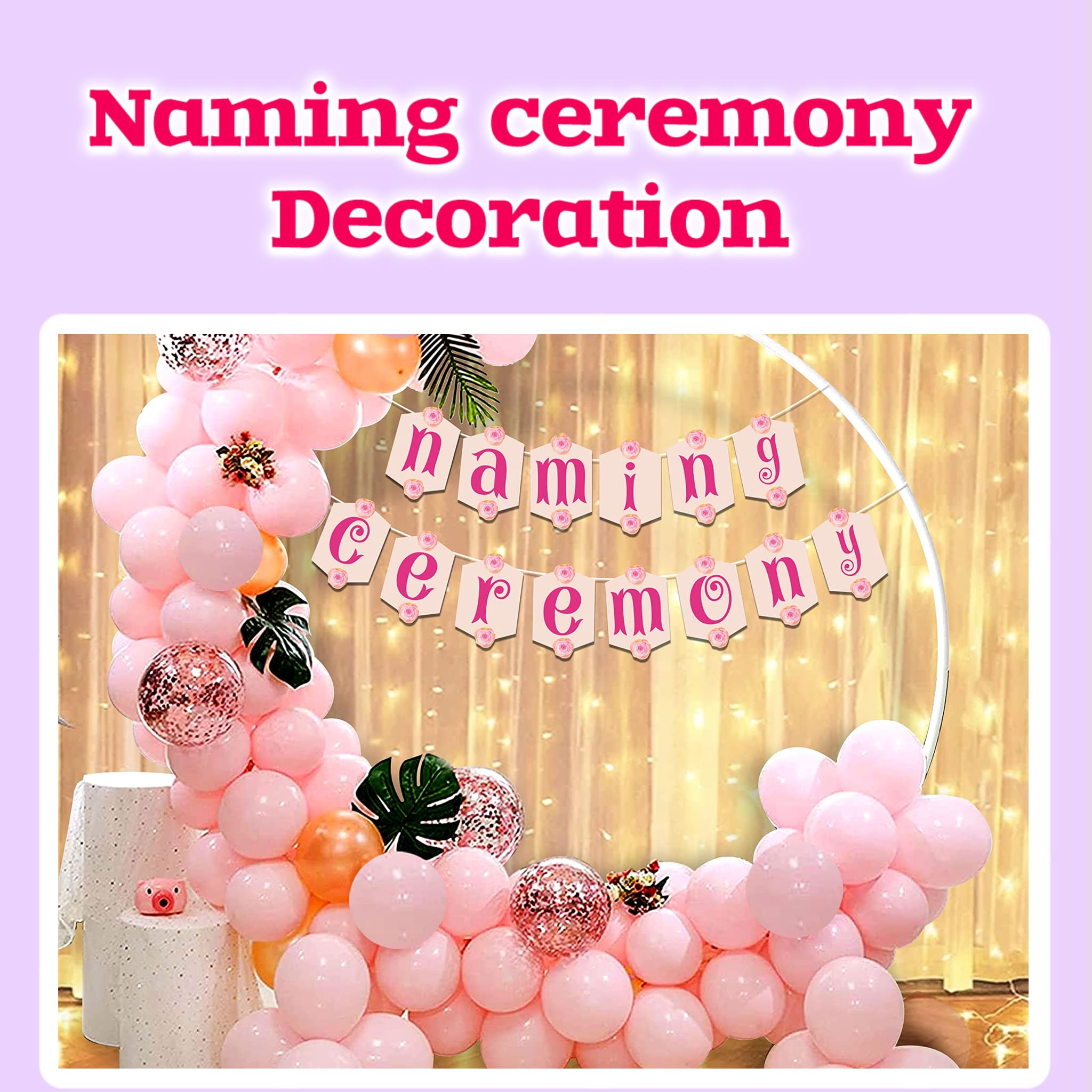 Naming ceremony Decoration